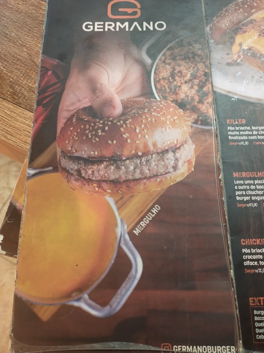 Menu Germano Burger - Guaianases-8